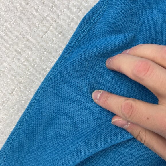 Nike Air Pivot Blue Short Sleeve Sweatshirt Hoodie Jacket L Tech Fleece (Read) - Picture 13 of 16